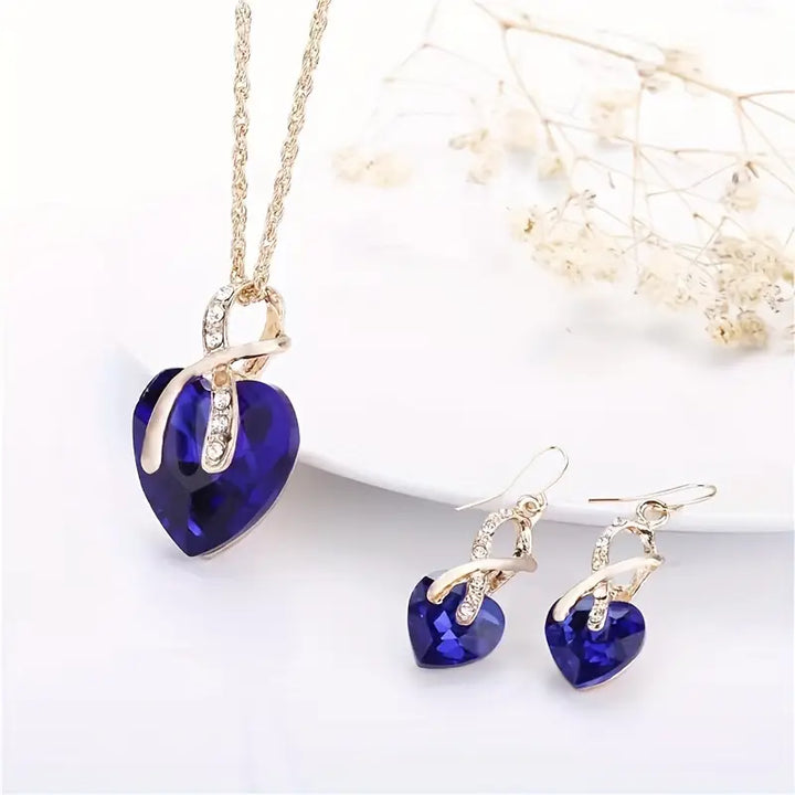 Birte | Jewelry Set | Sapphire