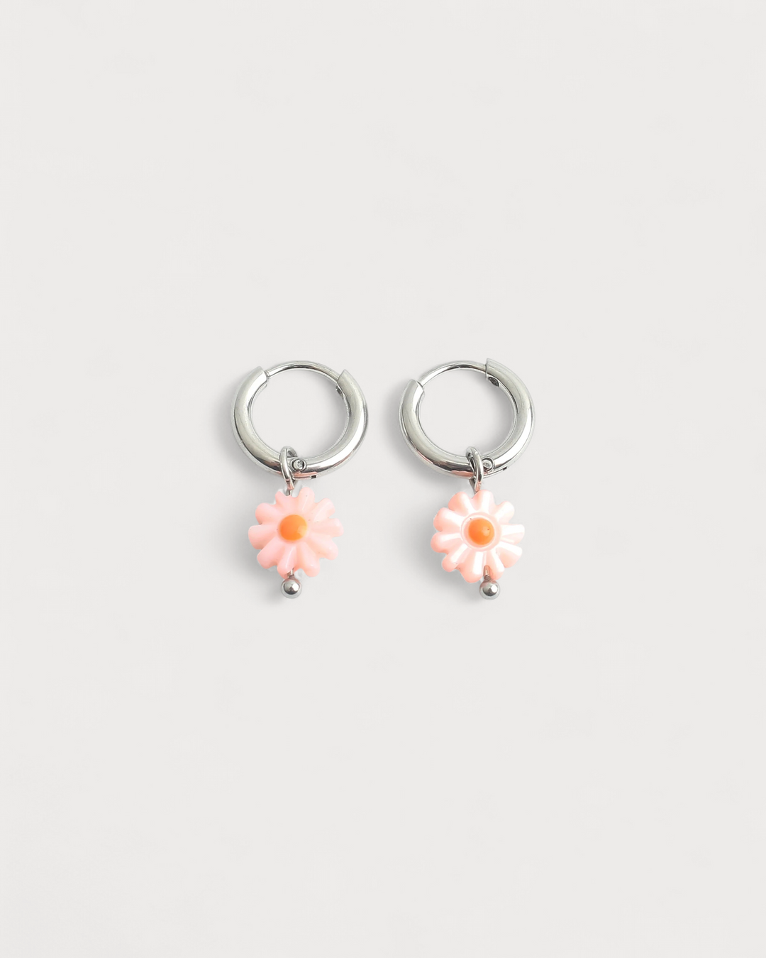 Daisy Flower - Earrings - Stainless Steel