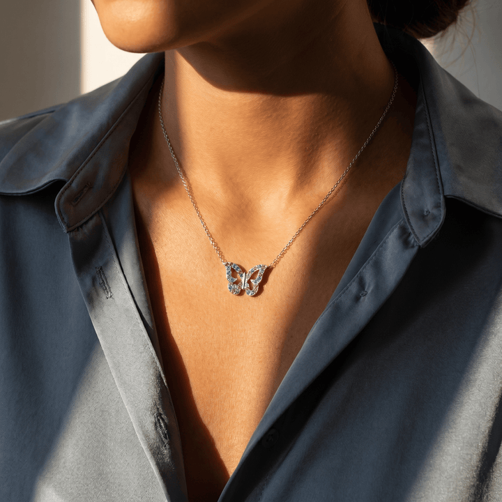 Confetti Butterfly Necklace