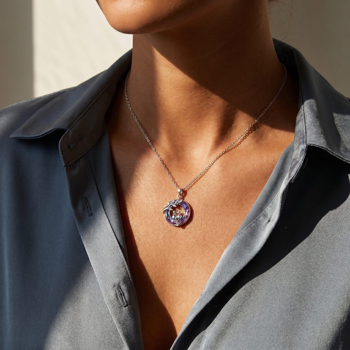 Aurora Mama Cat Necklace