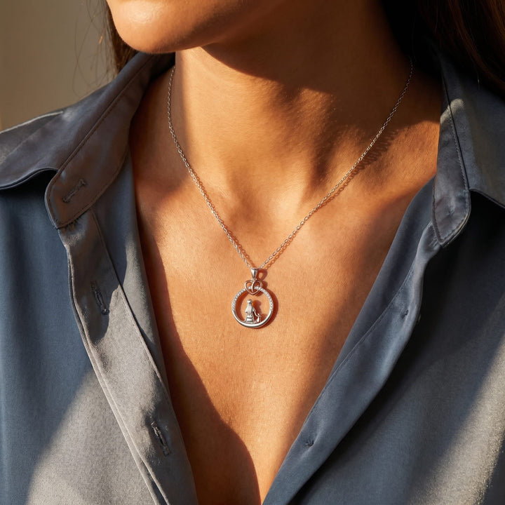 A Girl's Best Friend Cat Necklace