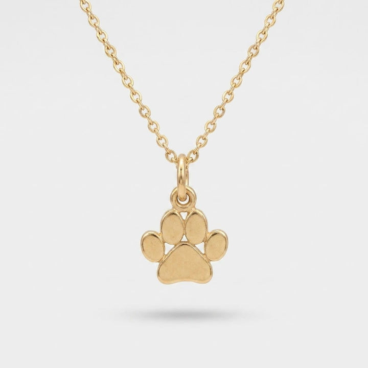 Silver Paw Necklace