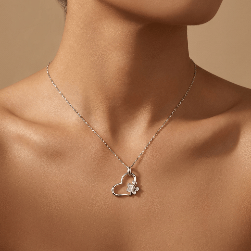 Resting Wings Butterfly Necklace