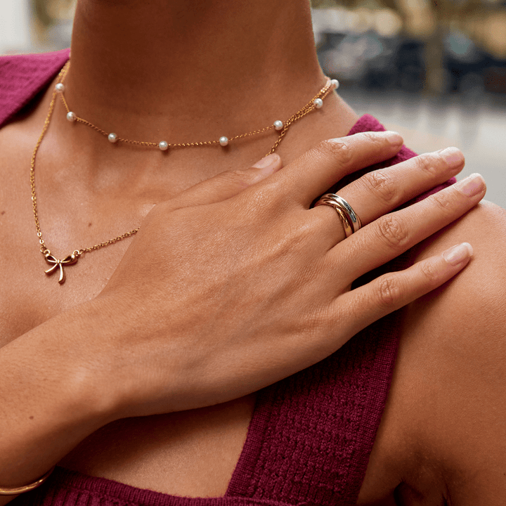Elena Three-Tone Ring