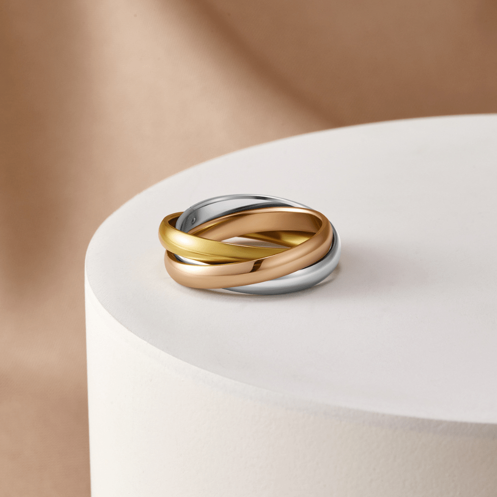 Elena Three-Tone Ring