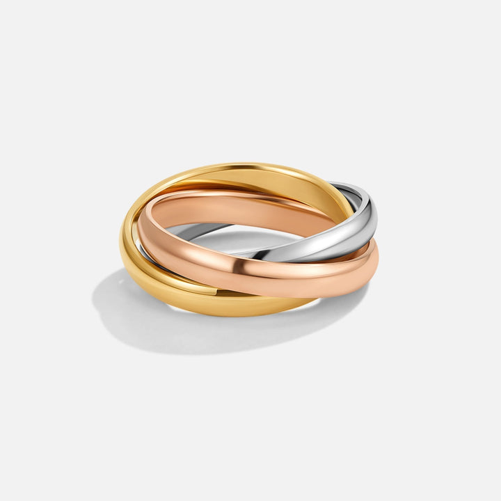 Elena Three-Tone Ring