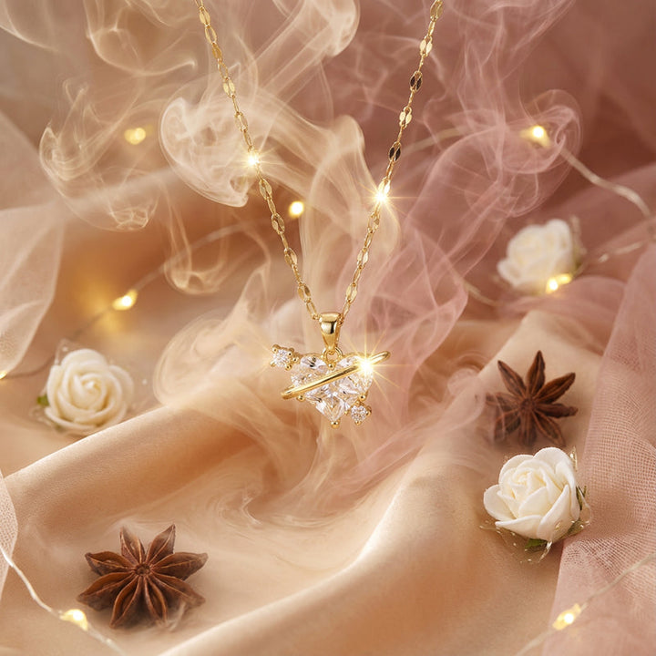 Celestial Heart Pendant Necklace