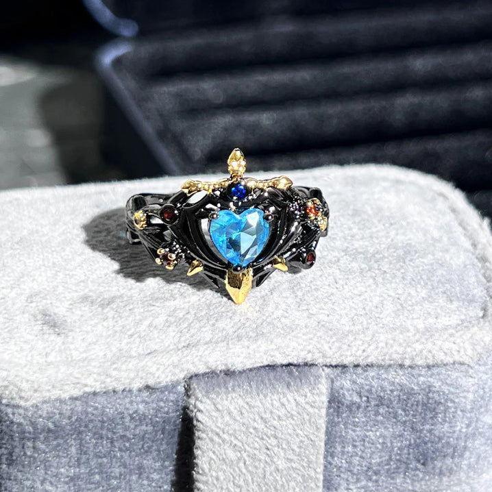 Royal Heart Crest Ring