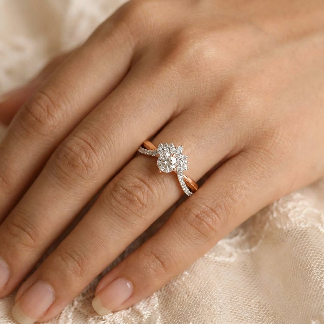 Halo Sparkle Ring