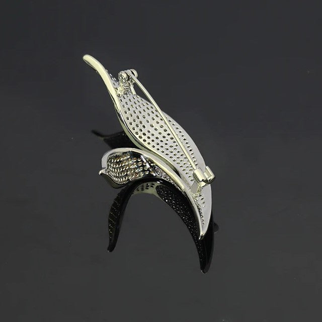 Moonlight Calla Brooch