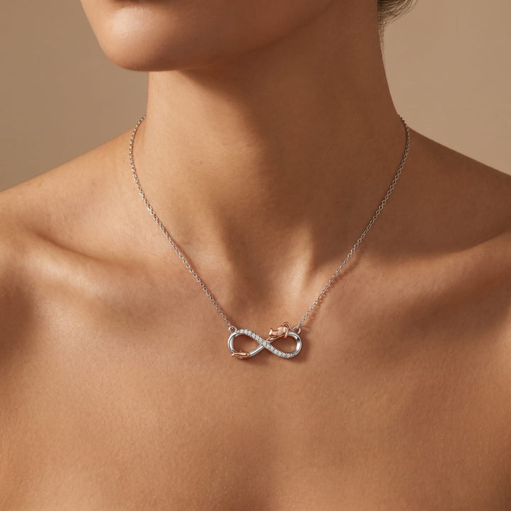 Purrfect Pair Cat Necklace