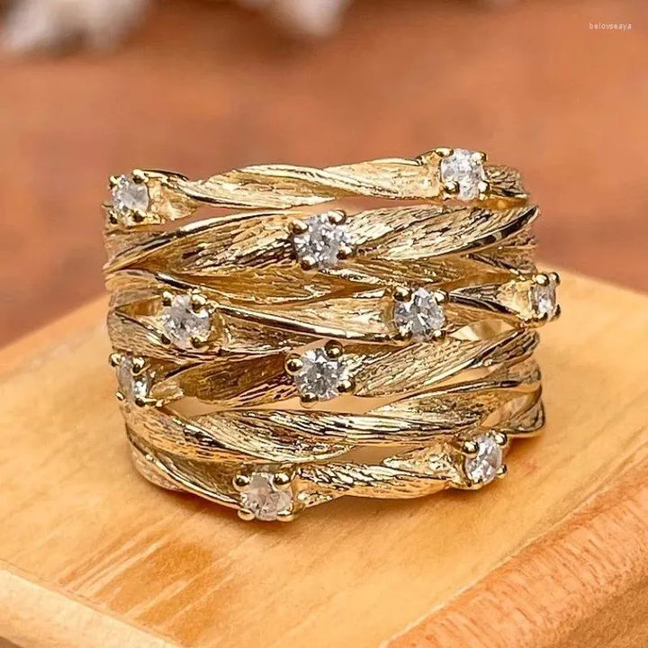 Vintage Gold Boho Ring