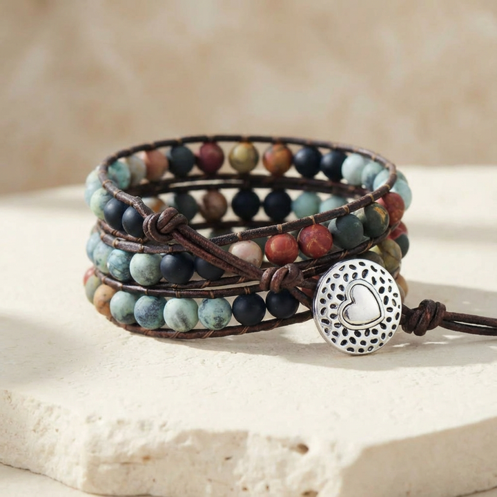 Stress Relieving Jasper Bracelet