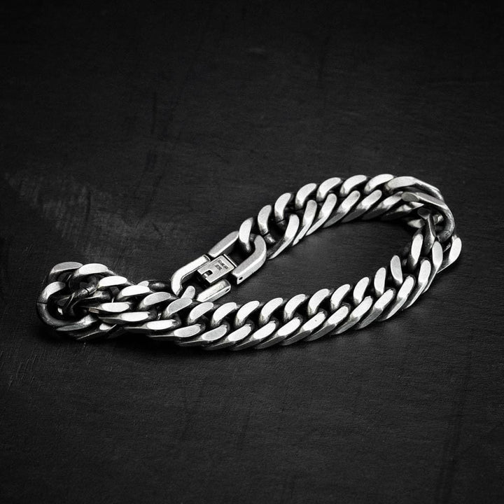 Thick Chain Dragon Weave Cuban Bracelet