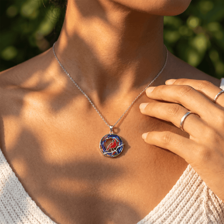 Wild Cardinal Necklace
