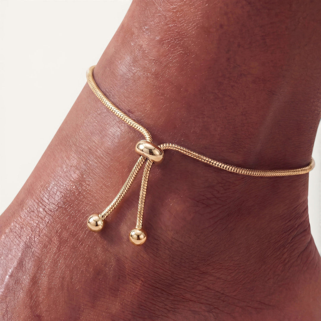 Drop Anklet Gold