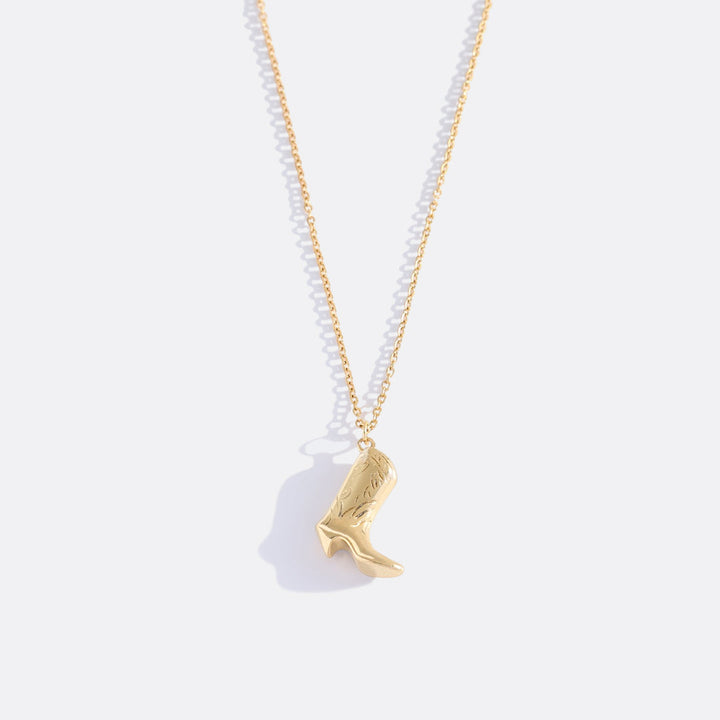 Cowboy Boot Necklace