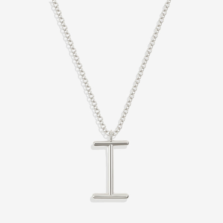 Flow Script Initial Necklace