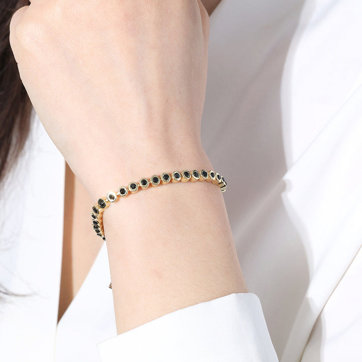 Black Gemstone Bracelet