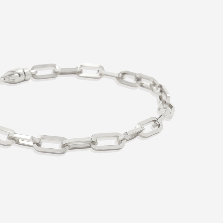 Open Link Paperclip Chain Bracelet