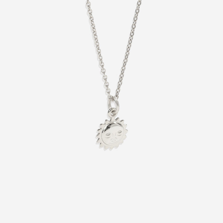 Sun Charm Pendant Necklace