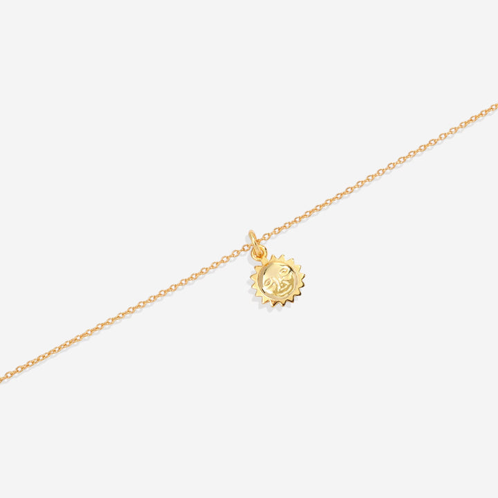 Sun Charm Pendant Necklace