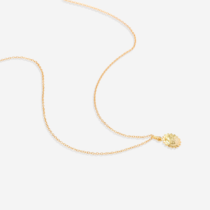 Sun Charm Pendant Necklace