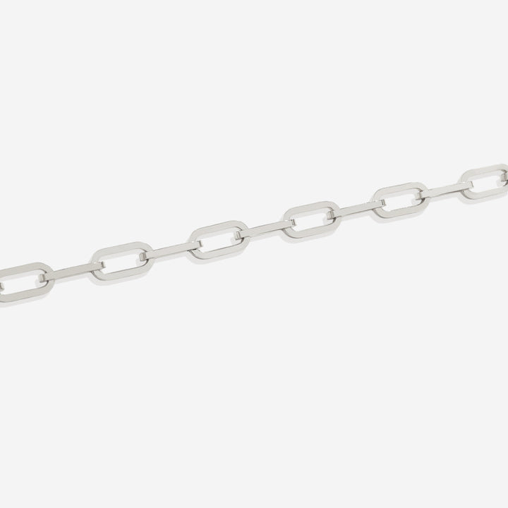 Open Link Paperclip Chain Bracelet