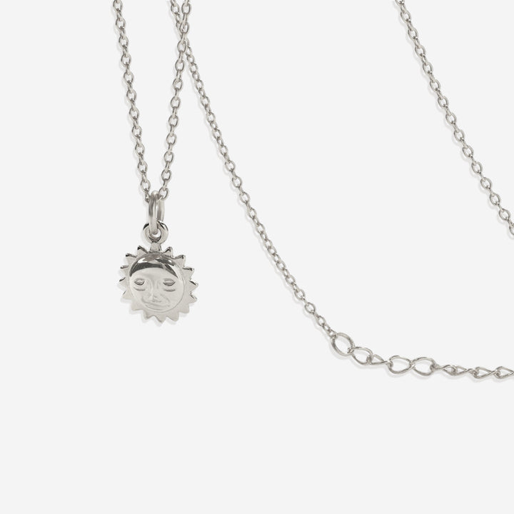 Sun Charm Pendant Necklace