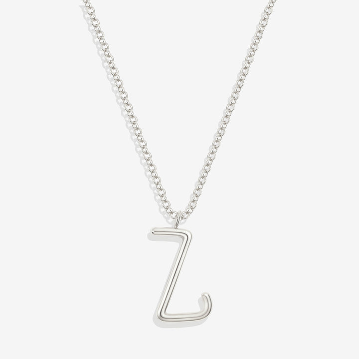 Flow Script Initial Necklace