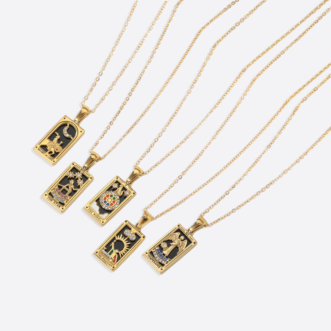 The Wheel Tarot Necklace