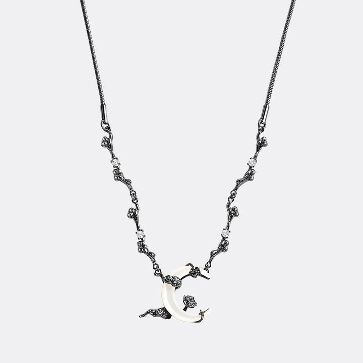 Shell Moon Necklace