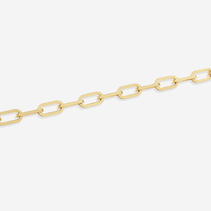 Open Link Paperclip Chain Bracelet