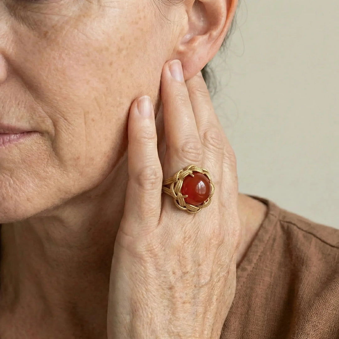 Fire Muse Statement Ring