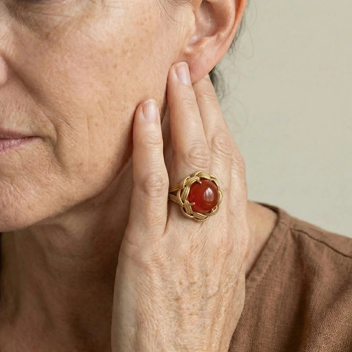 Fire Muse Statement Ring