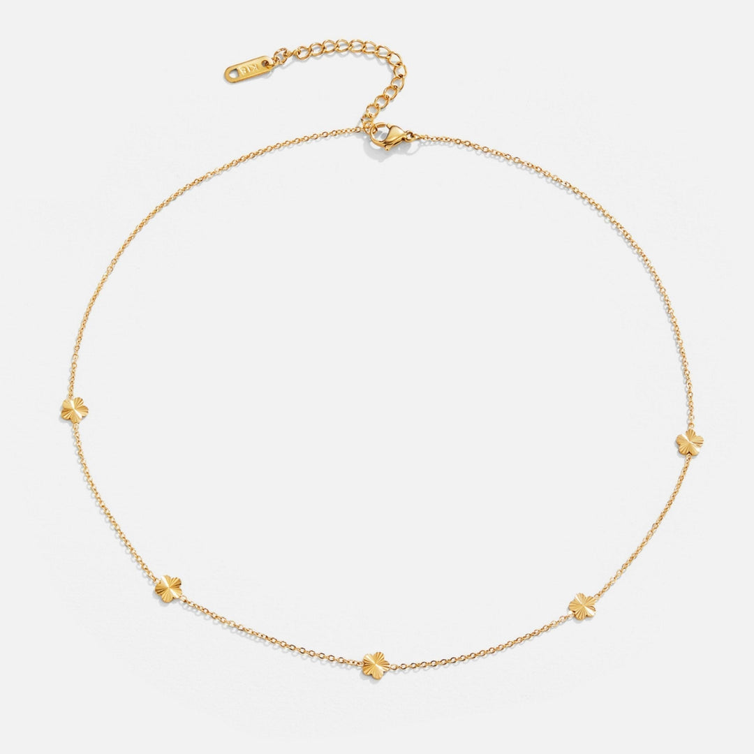 Floral Power Gold Necklace