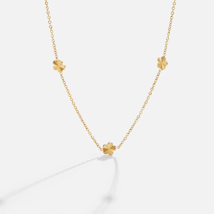 Floral Power Gold Necklace