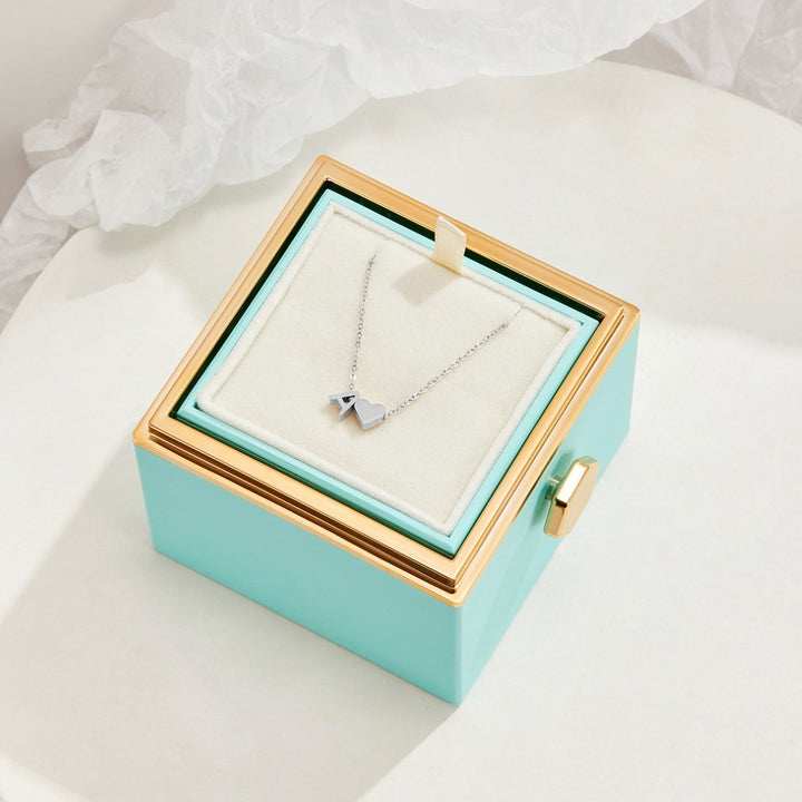Forever Love & Letter Silver Necklace