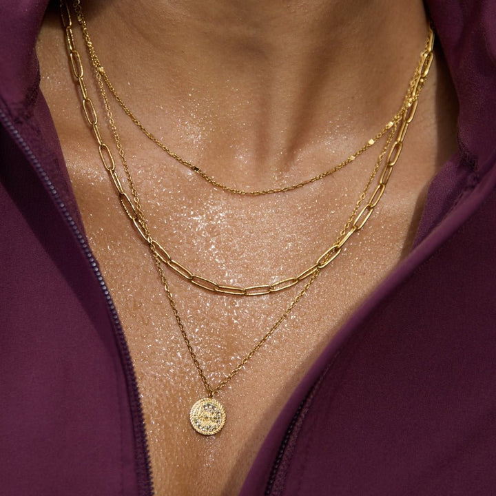 Layered Coin Necklace Geya