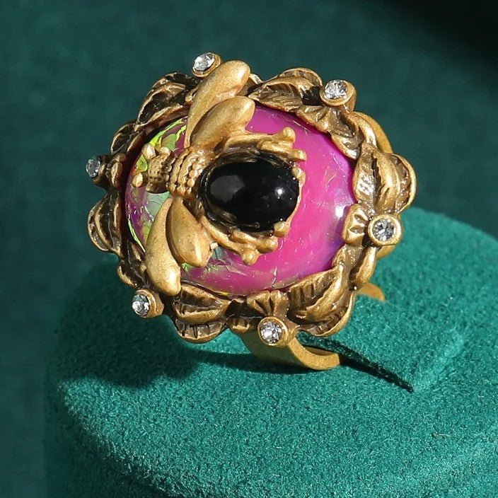 Gilded Bee Reverie Ring