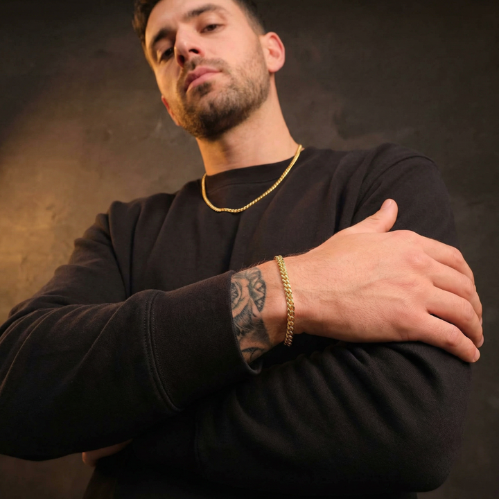 Cuban Bracelet (Gold) 6mm