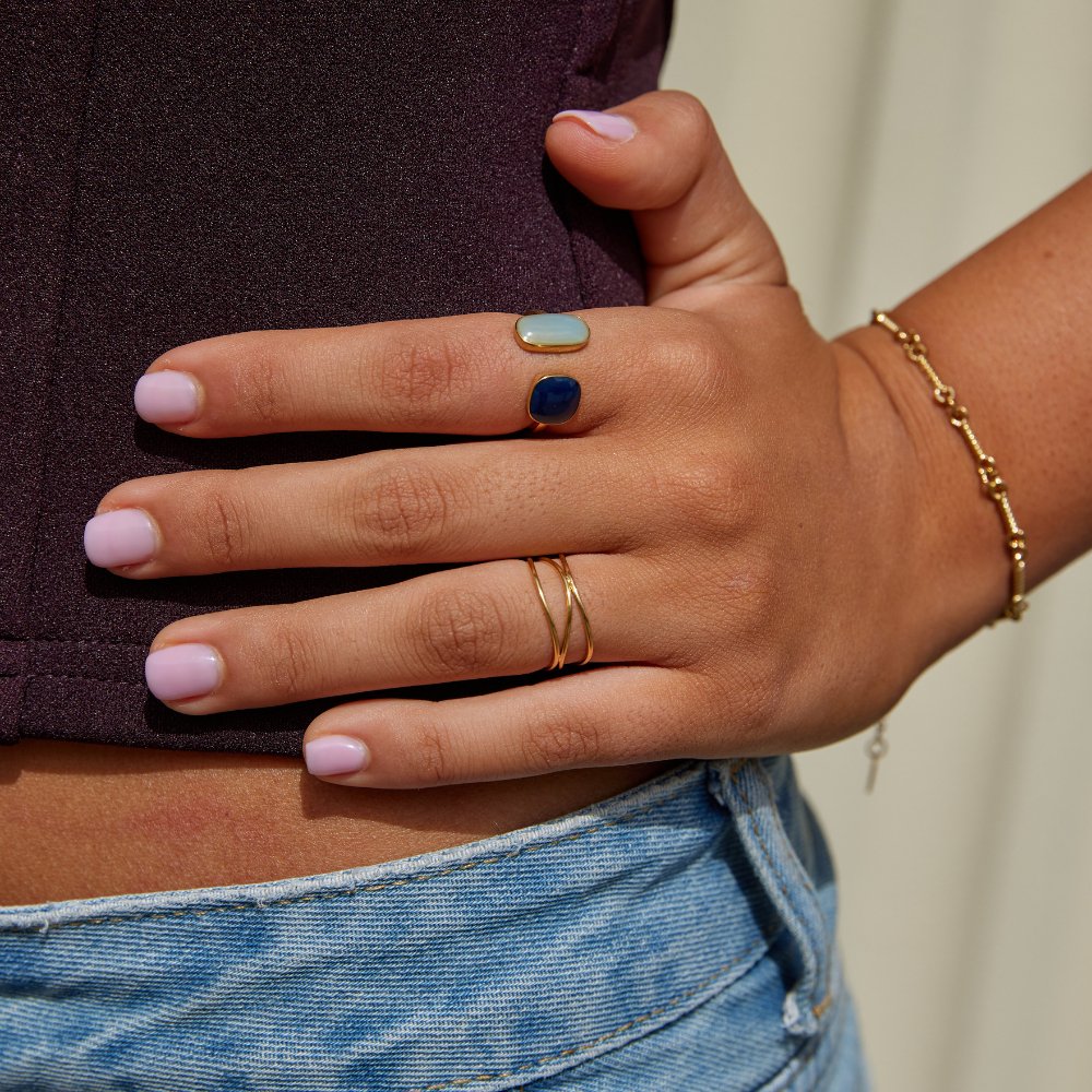 Gold Infinity Ring