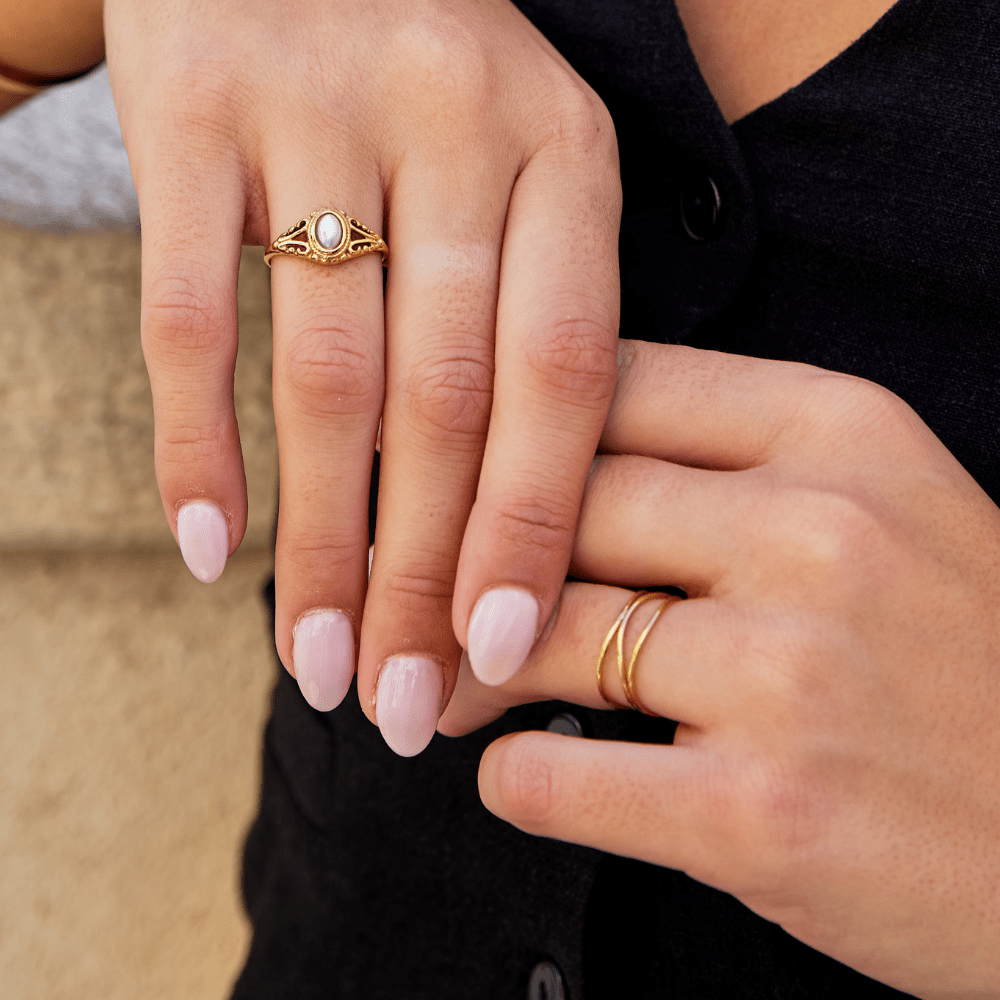 Gold Infinity Ring