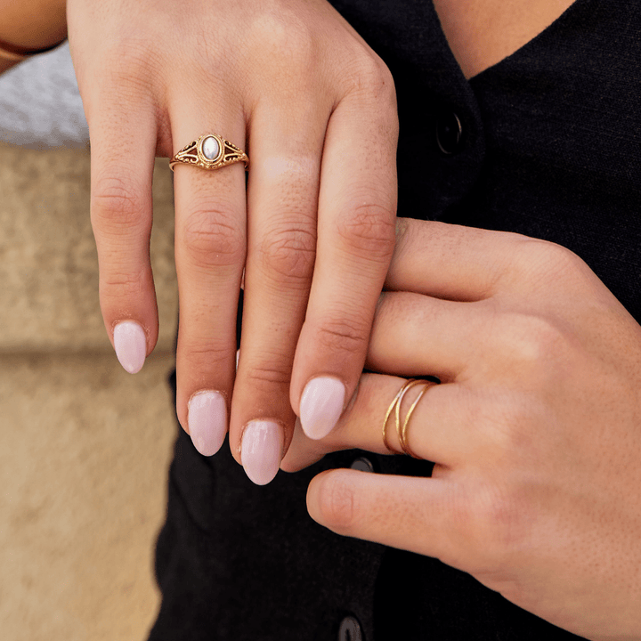 Gold Infinity Ring