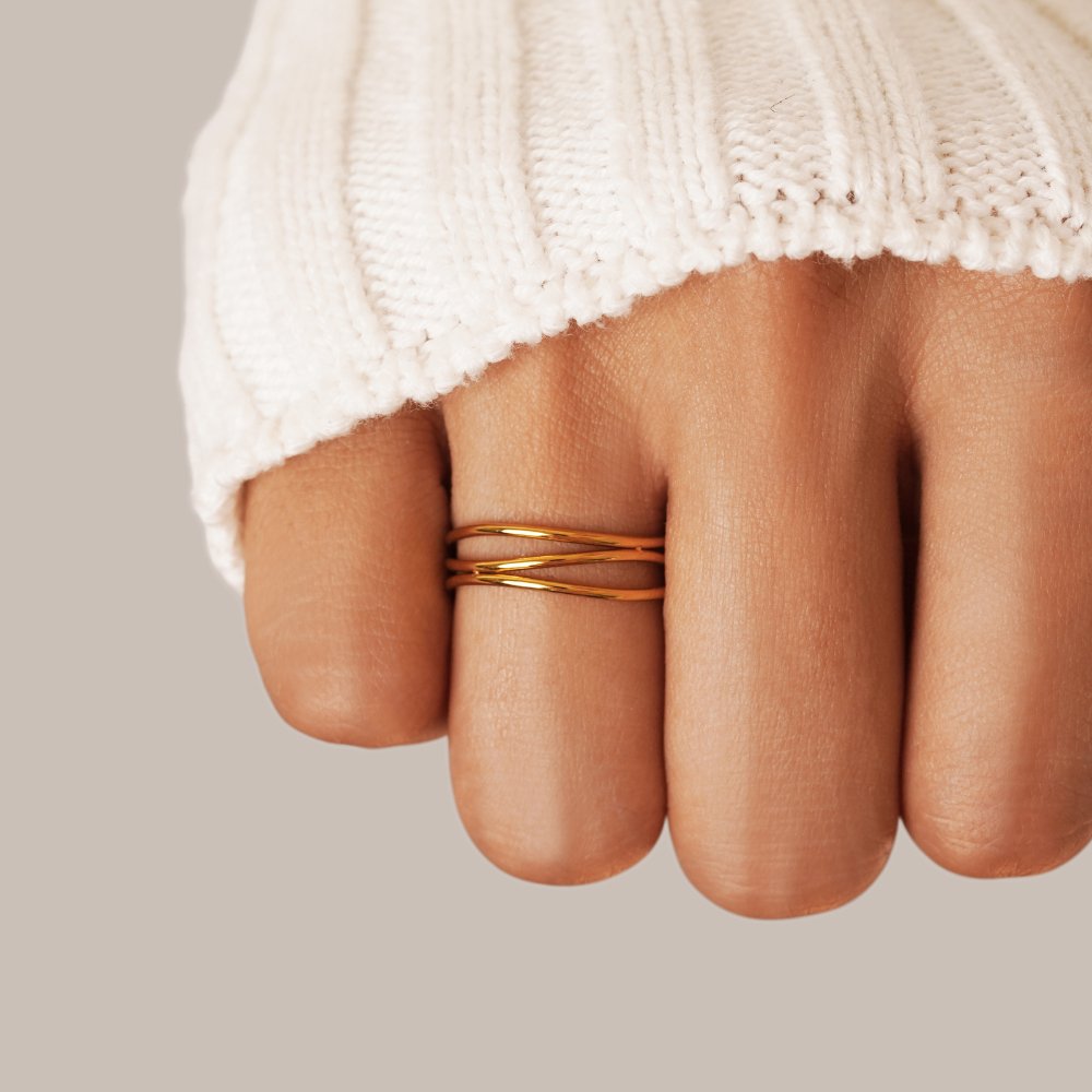 Gold Infinity Ring