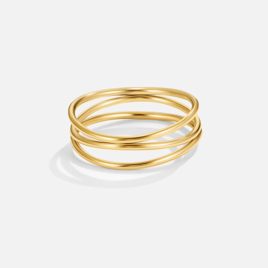 Gold Infinity Ring