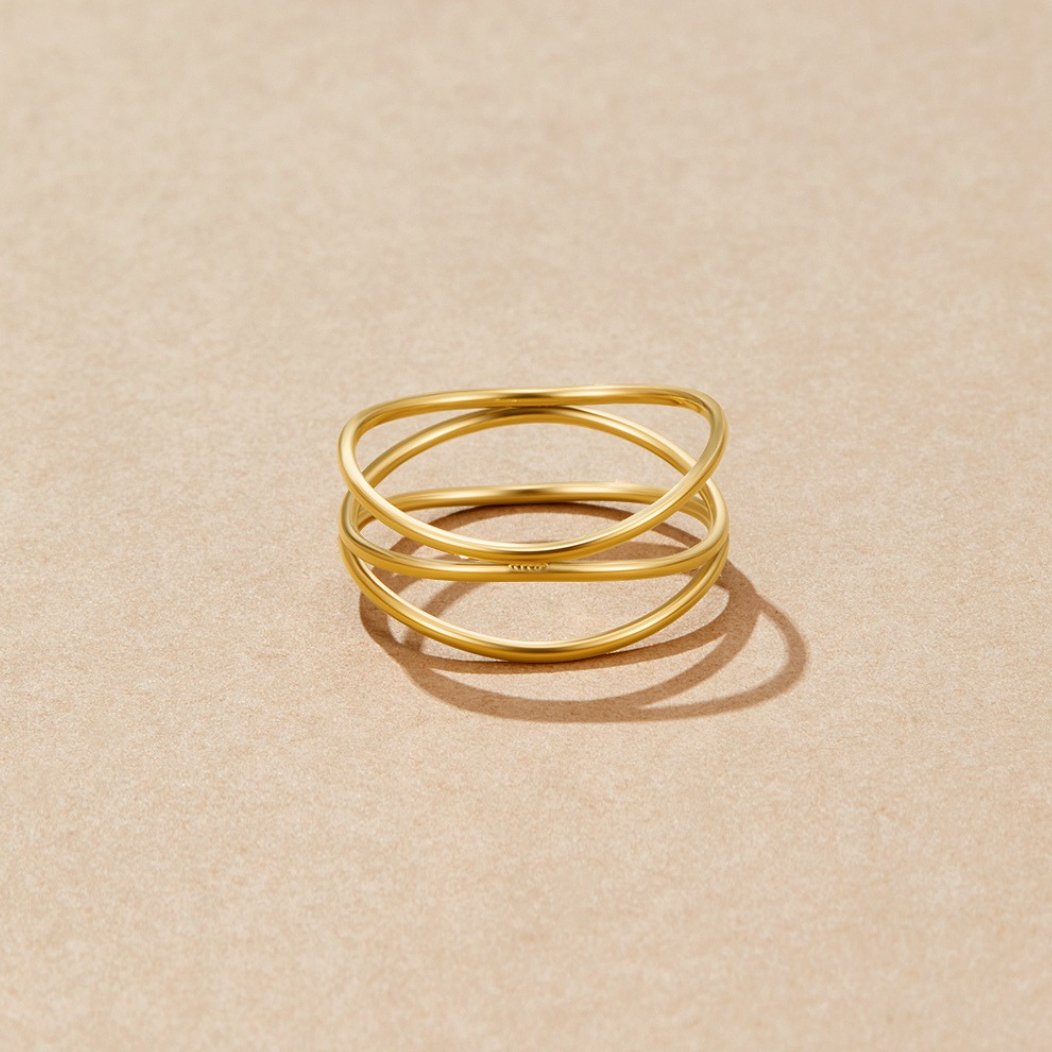 Gold Infinity Ring