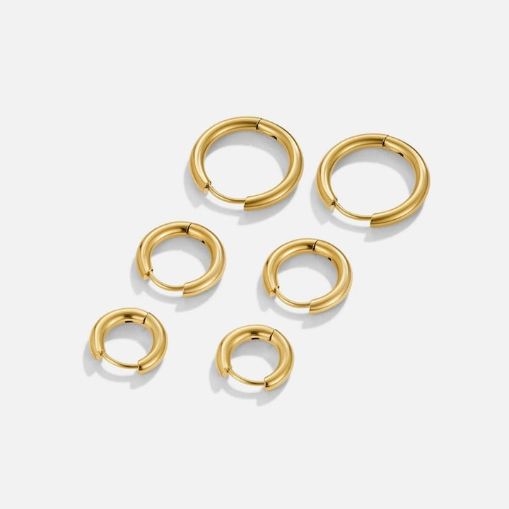 Set of Three Mini Wheels Gold Trio