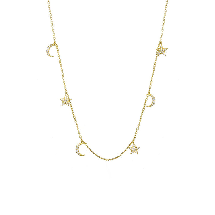 Star Moon Necklace