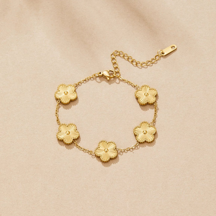 Gold Clover Bracelet
